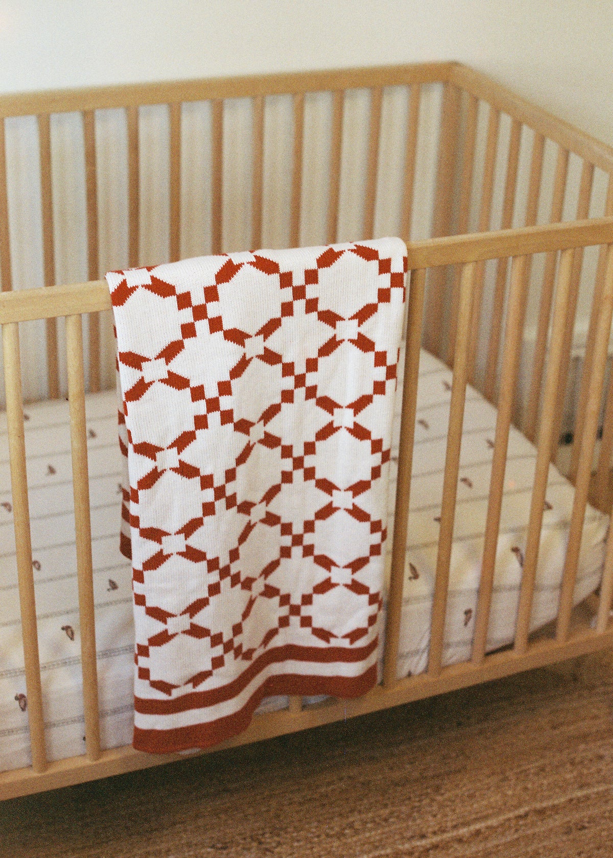 Keepsake Blanket - Red Stitch