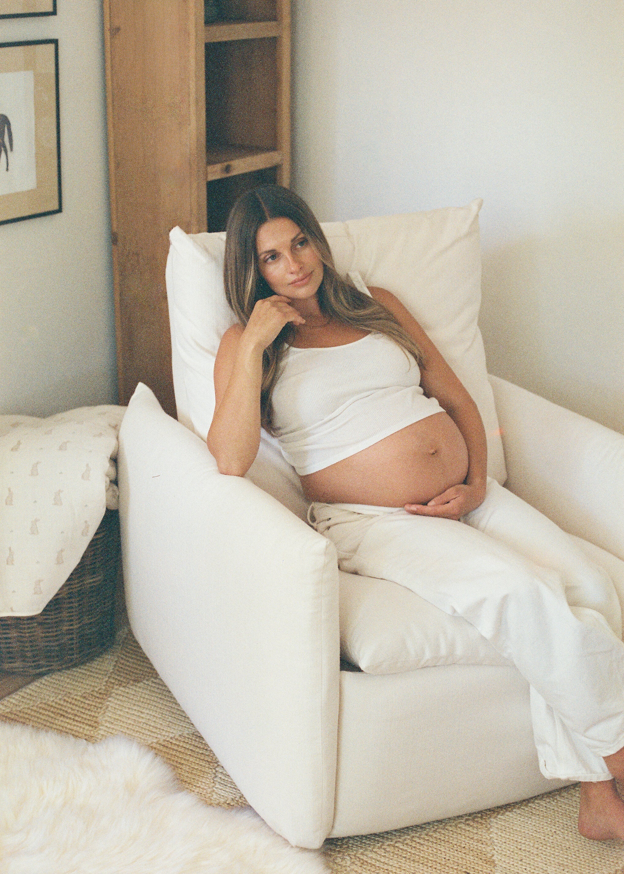 James: a Chair and a Half - Gliding Swivel Nursery Recliner