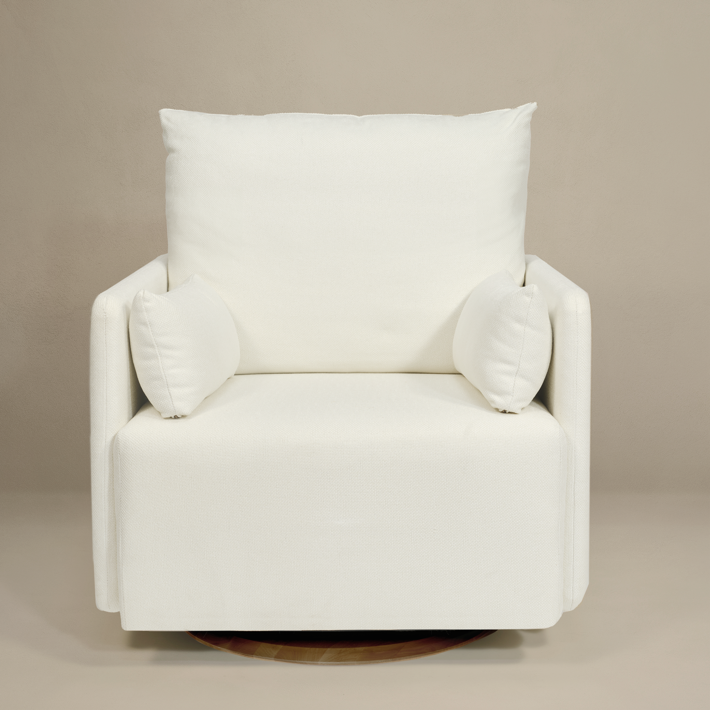Ollie: a Chair and a Half - Swivel Nursery Glider with Back Recline Feature