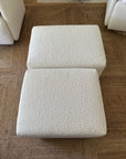 Ollie Ottoman: a Chair and a Half - Stationary Rectangle Ottoman With Wood Legs