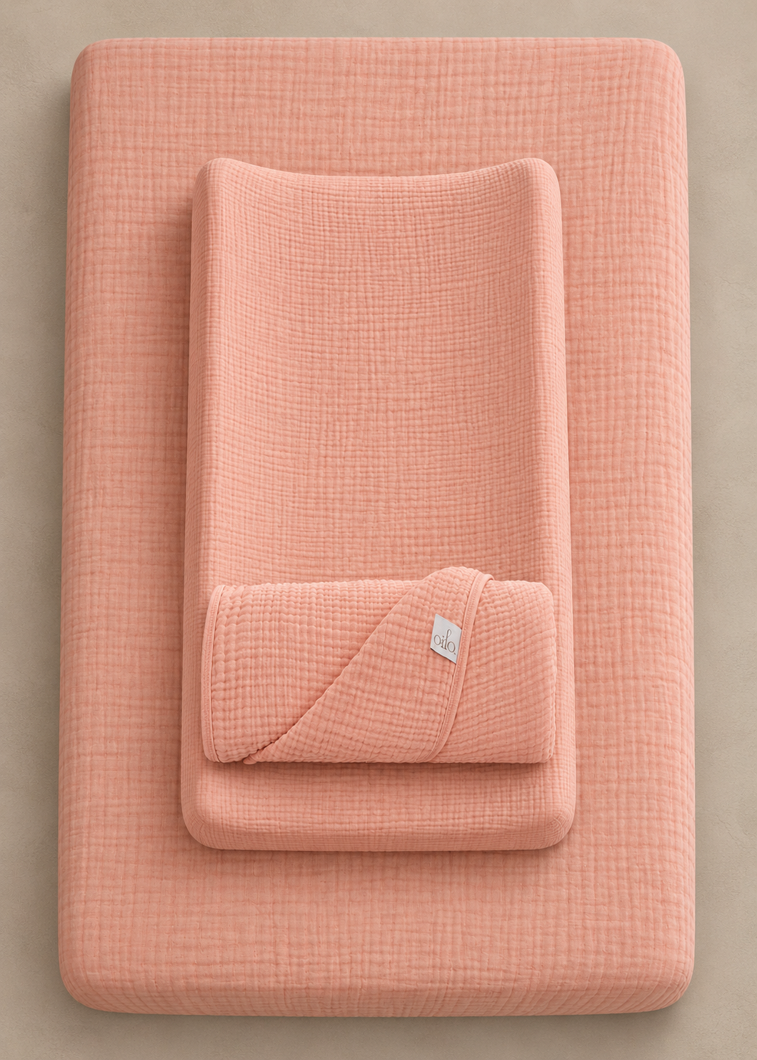 Bassinet Sheet, Crib Sheet, & Blanket Bundle - Rosette Pink