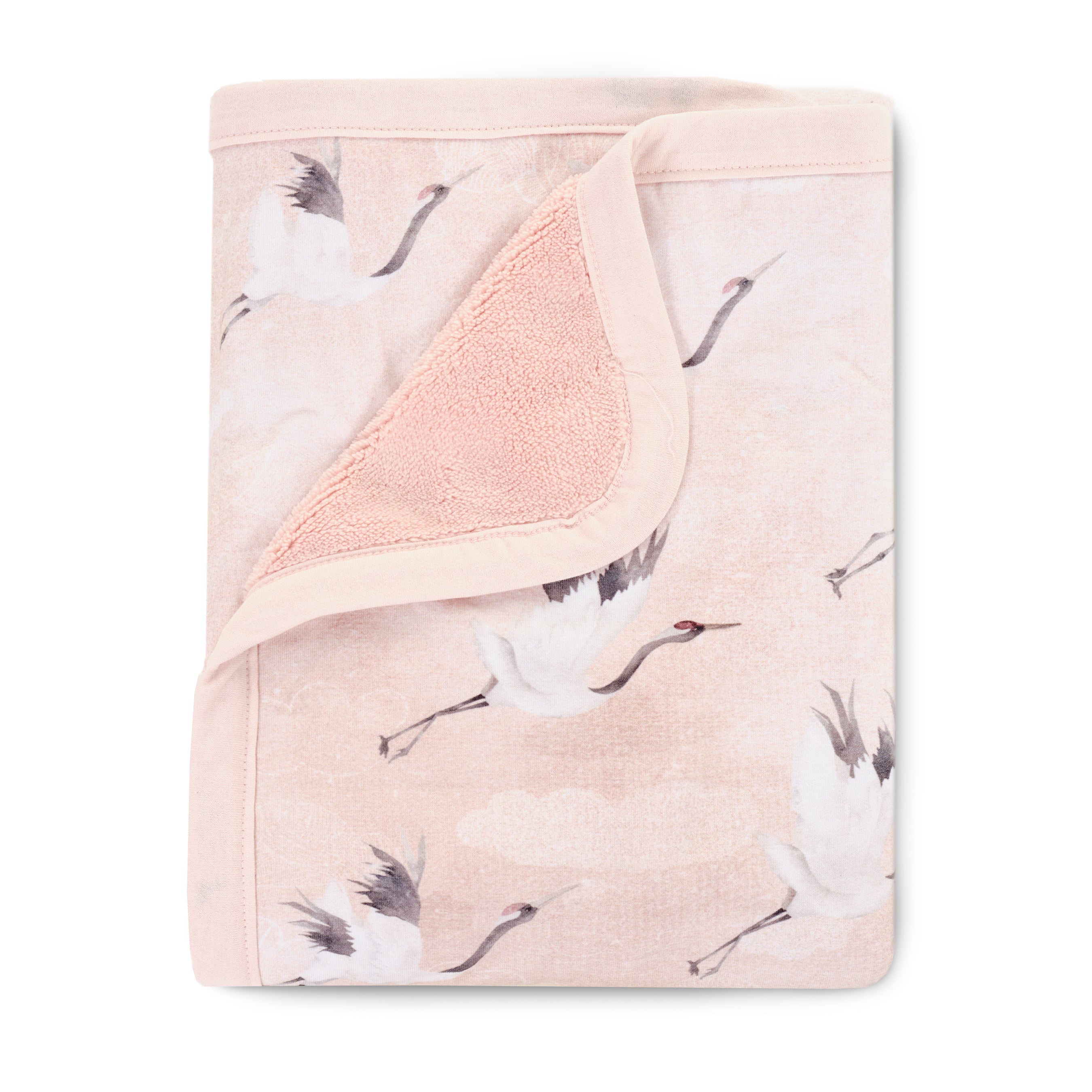 Crane - Cuddle Plush Infant Blanket