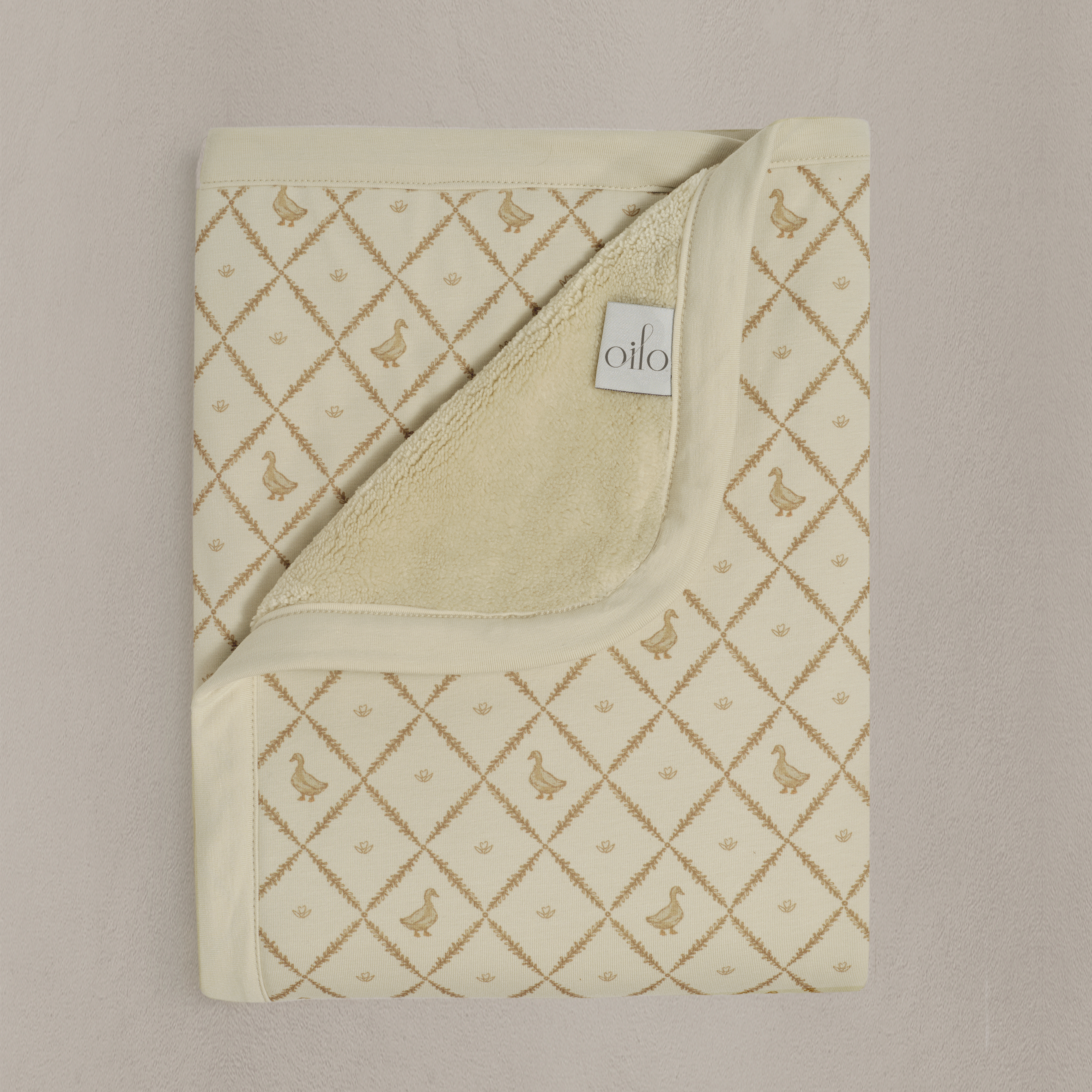 Butter Yellow Duck - Cuddle Plush Infant Blanket