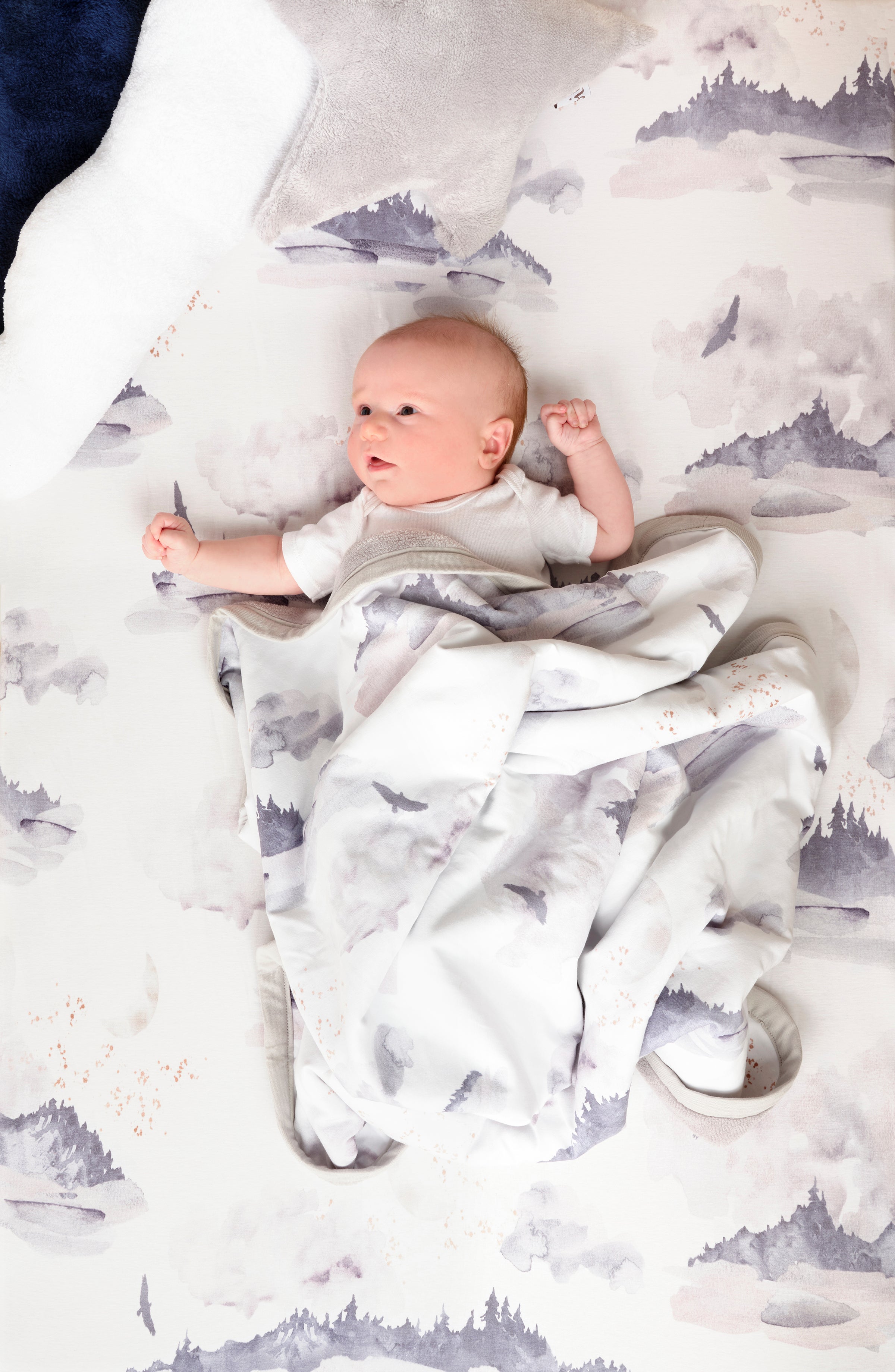 Misty Mountain - 3-6 Month Infant Onesie