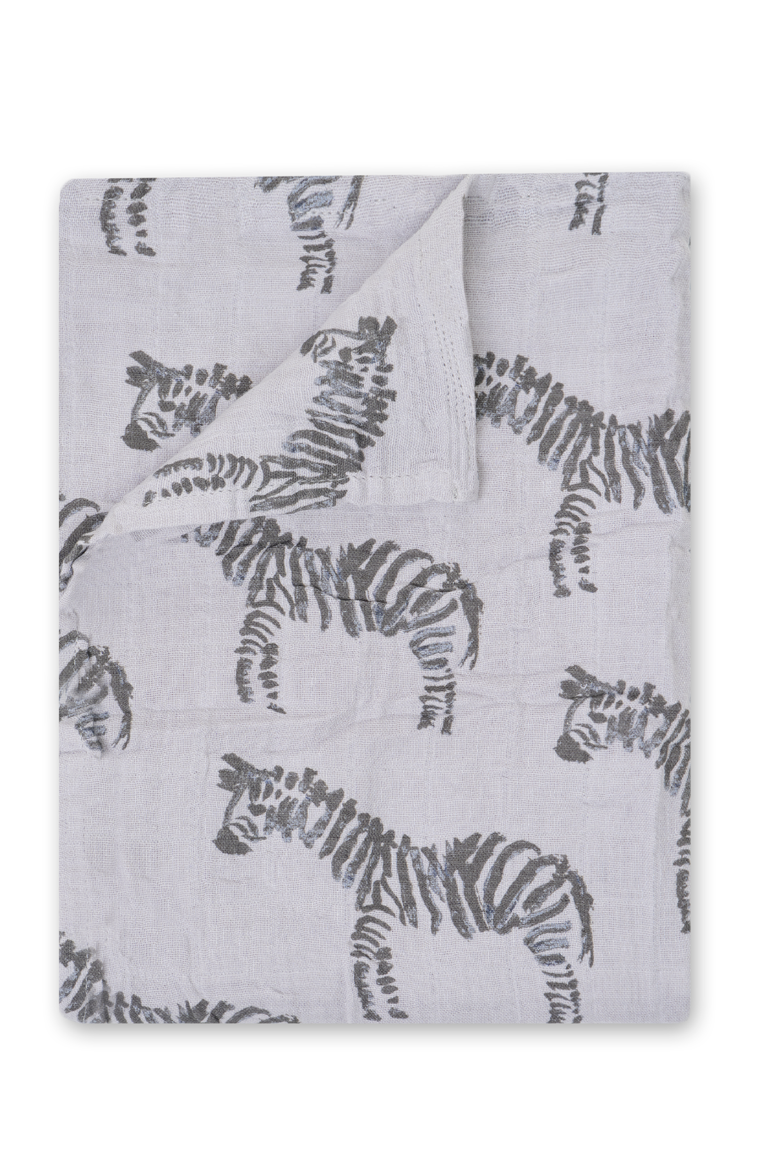 Hedgehog & Zebra - Muslin Swaddle Blanket Set