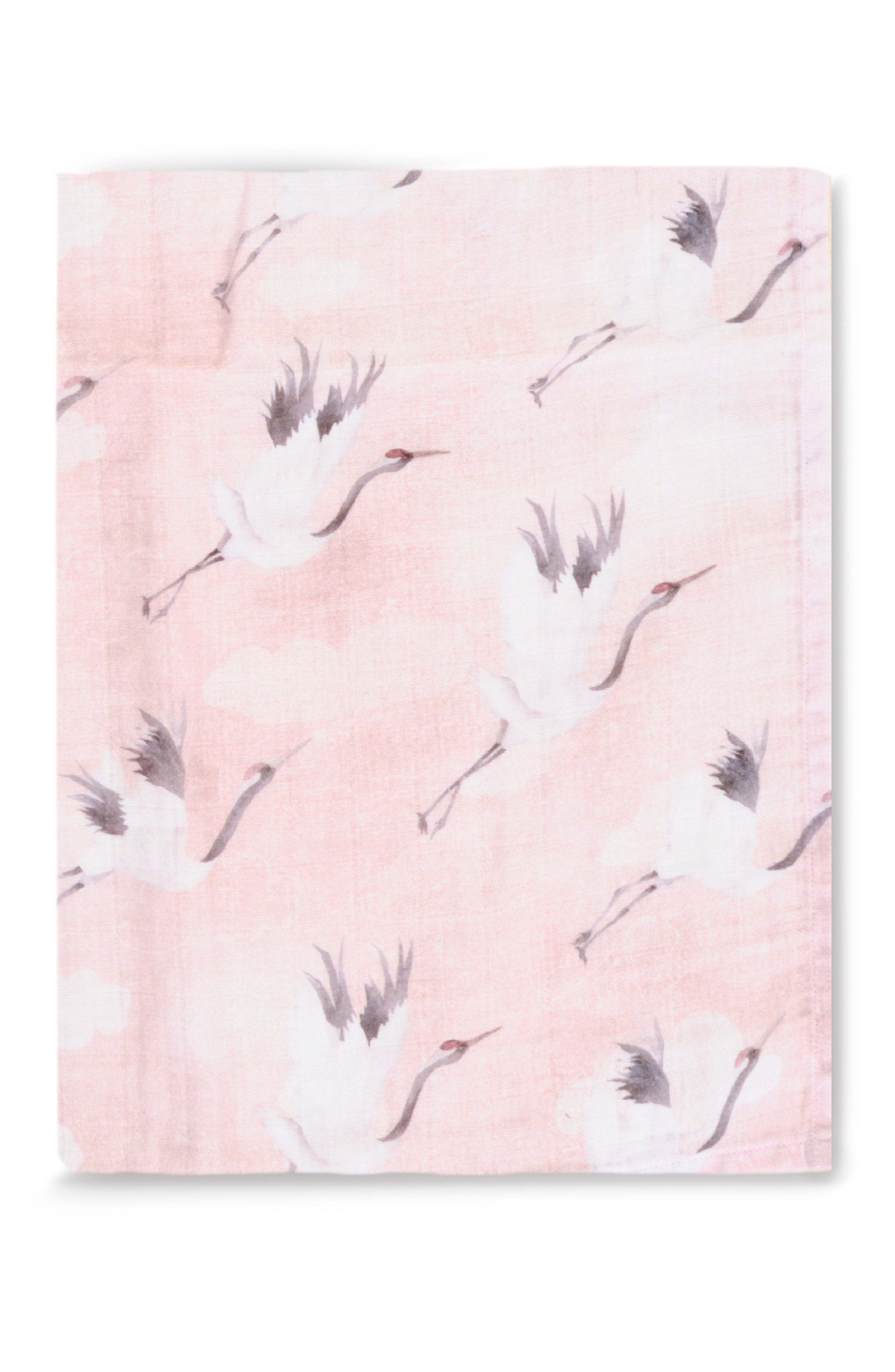 Crane & Leaf - Muslin Swaddle Blanket Set