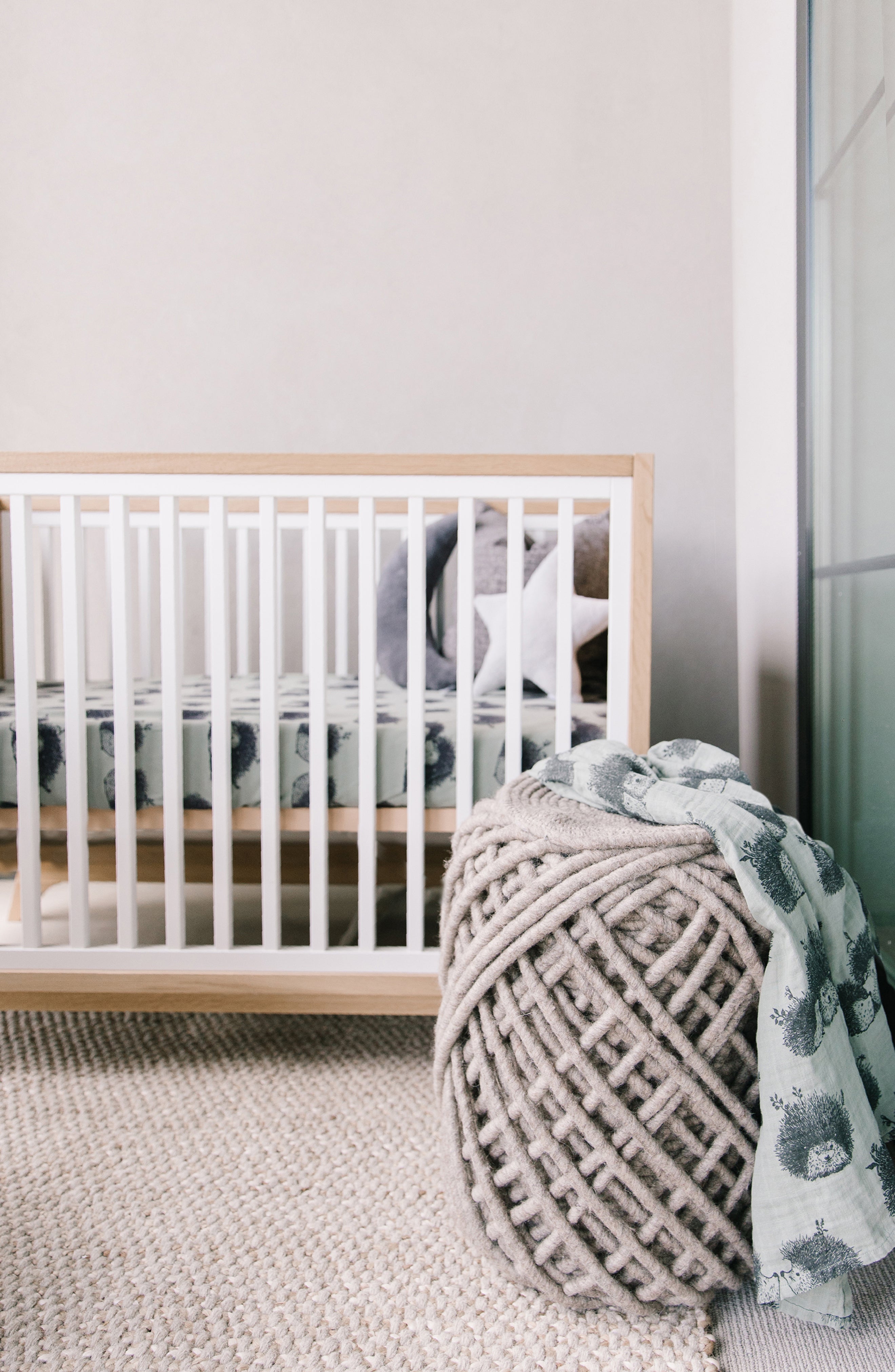 Hedgehog & Zebra - Muslin Swaddle Blanket Set