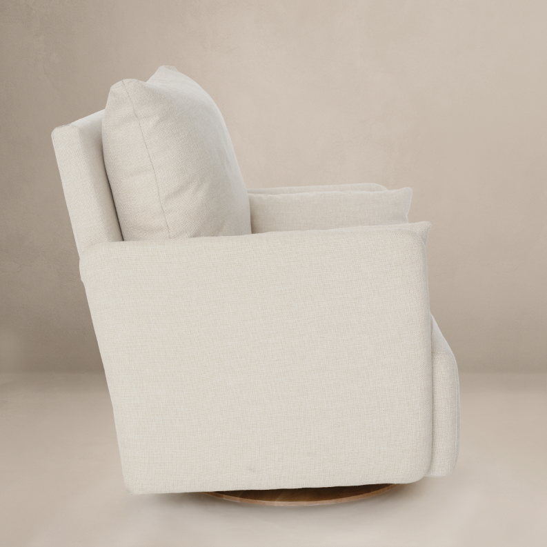 MILO: A CHAIR AND A HALF - SWIVEL NURSERY GLIDER