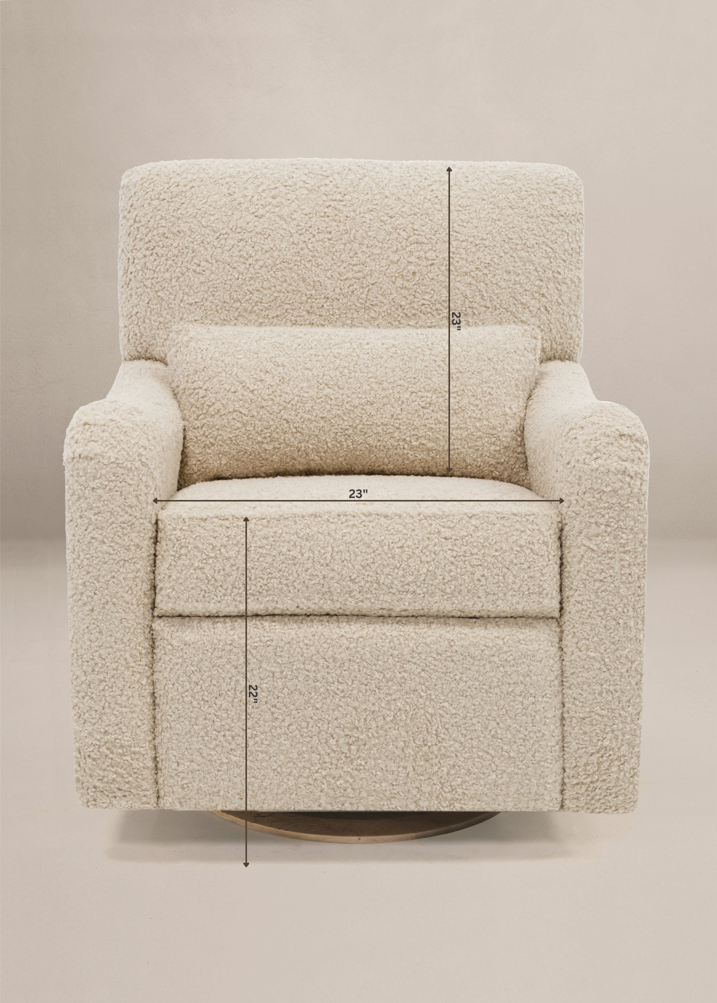 Teddy Gliding Swivel Nursery Recliner