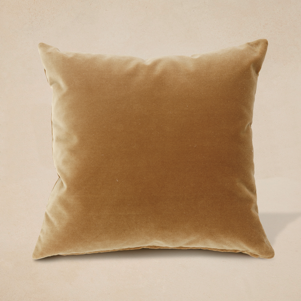 Faux Mohair Gold Throw Pillow Oilo Studio