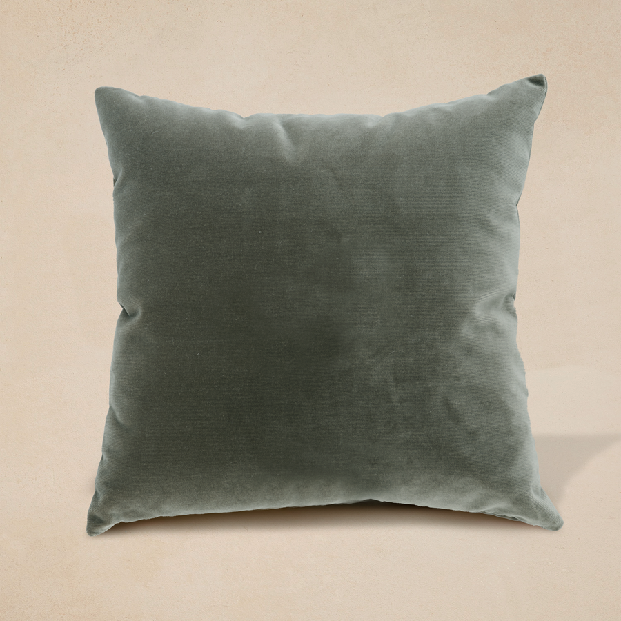 Sage velvet cushion deals