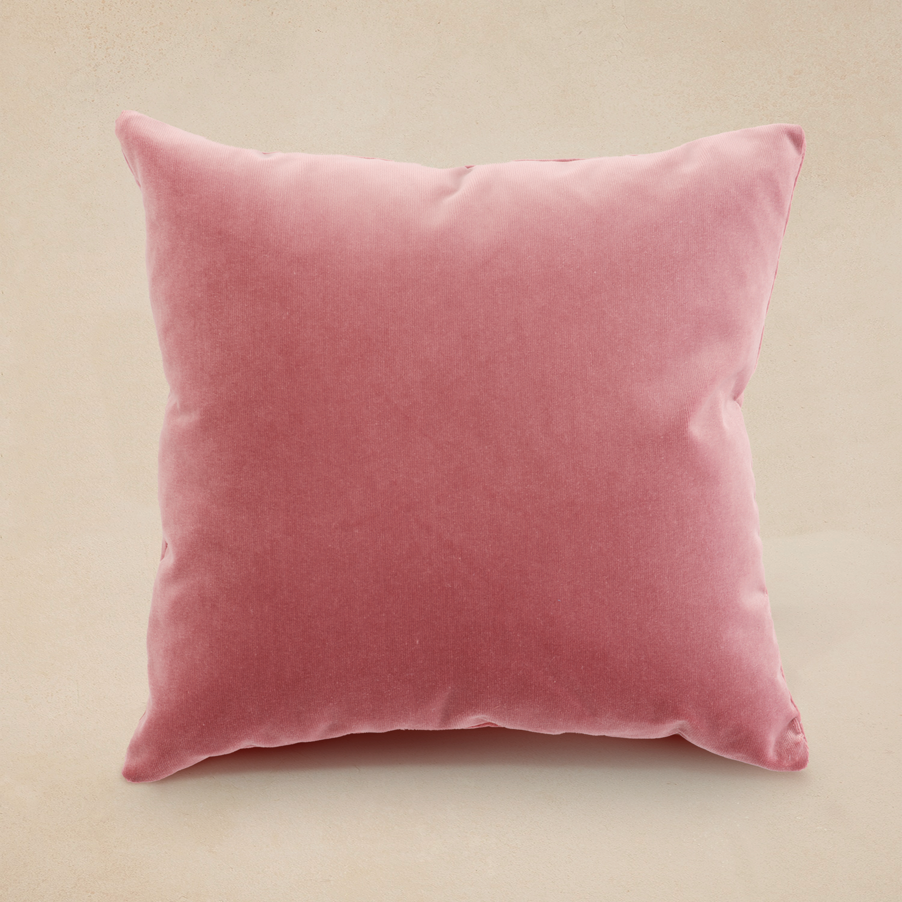 Faux Mohair &#39;Coral&#39; Throw Pillow