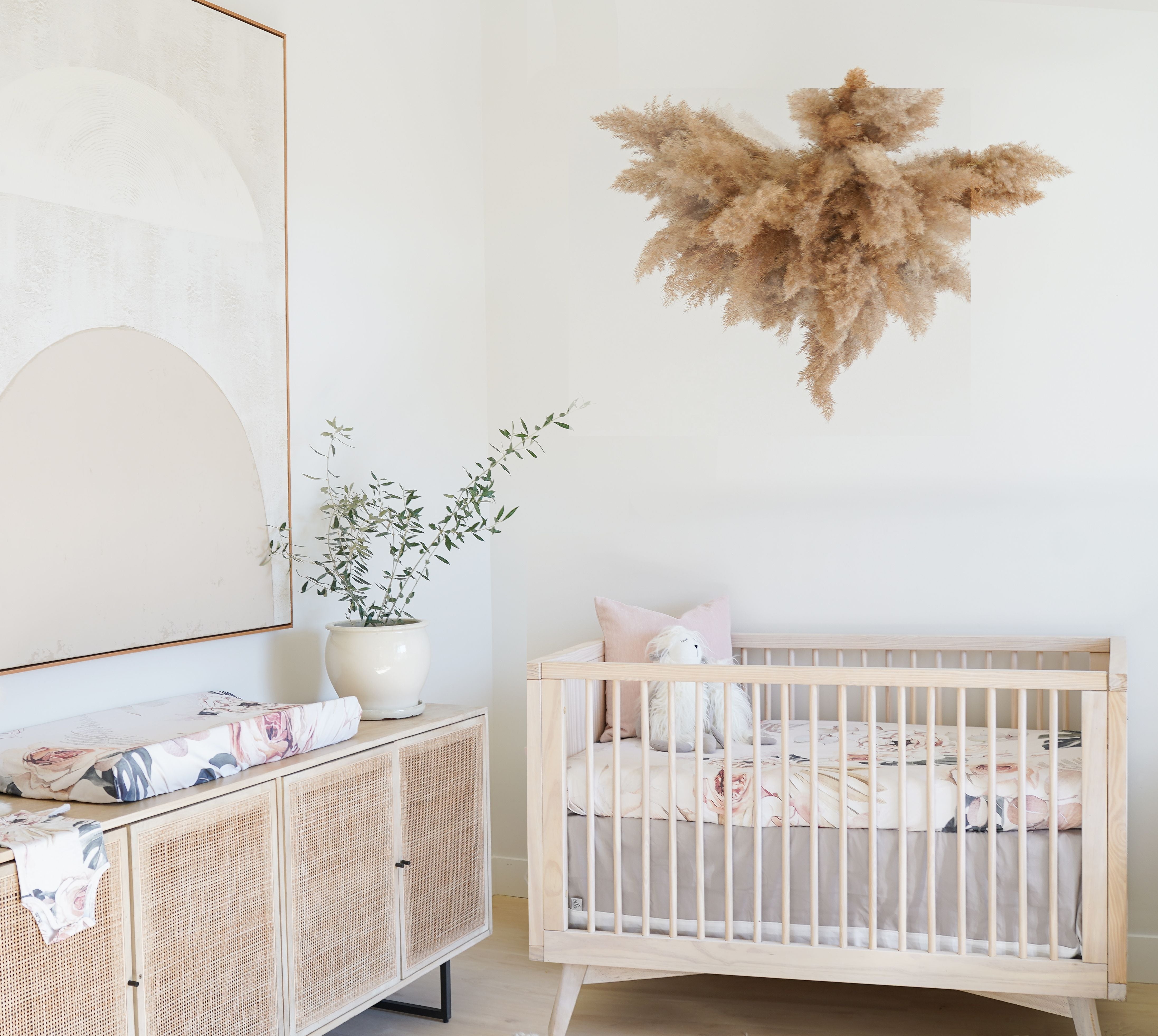 OILO VINTAGE BLOOM CRIB SHEET