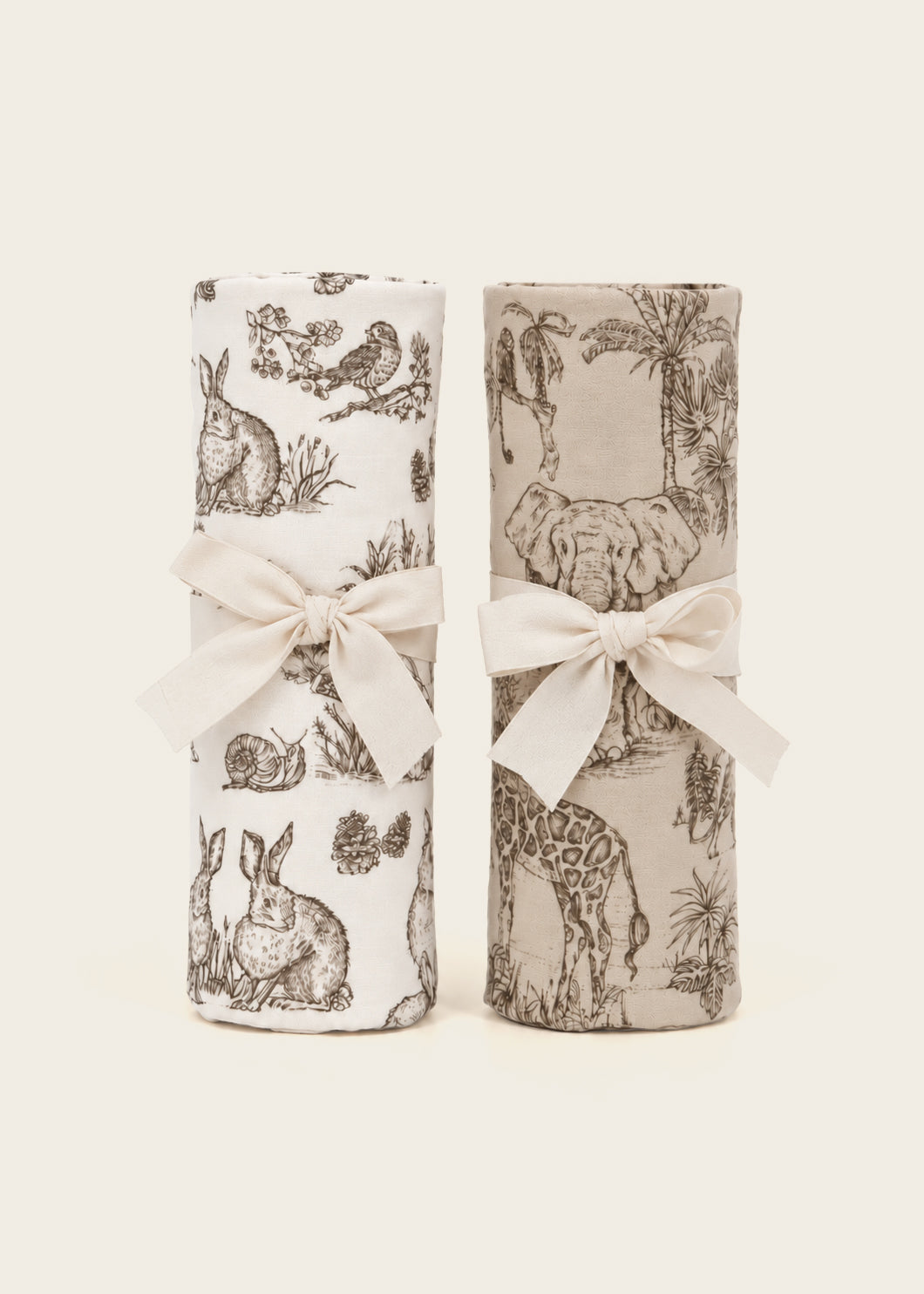Vintage Safari & Woodland Nursery - Jersey Swaddle Set