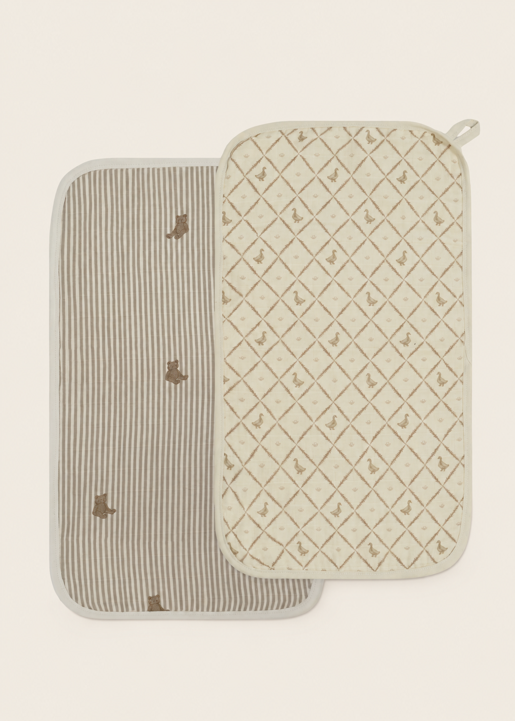 Bear & Butter Yellow Duck - Premium Muslin Burp Cloth 2-Pack