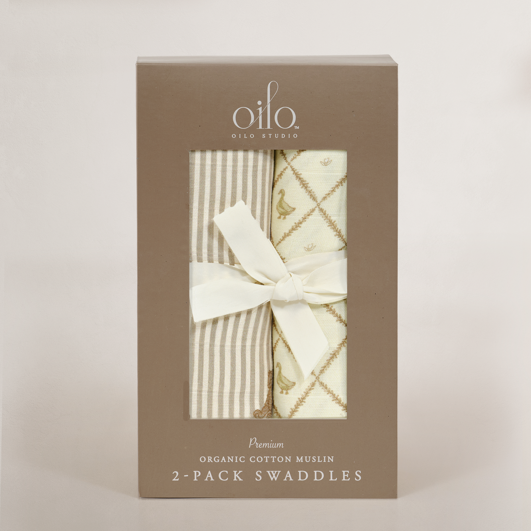 Bear & Butter Yellow Duck - Muslin Swaddle Blanket Set