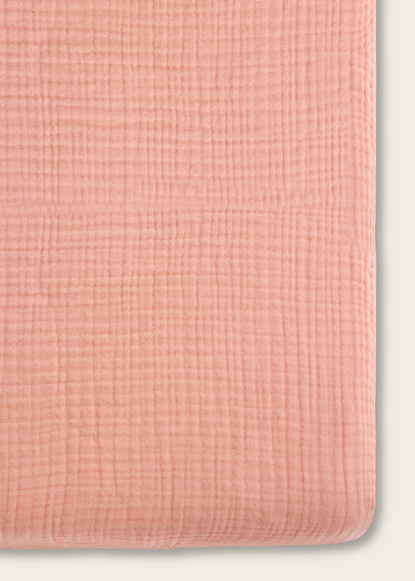 Rosette Pink - Premium Muslin Crib Sheet