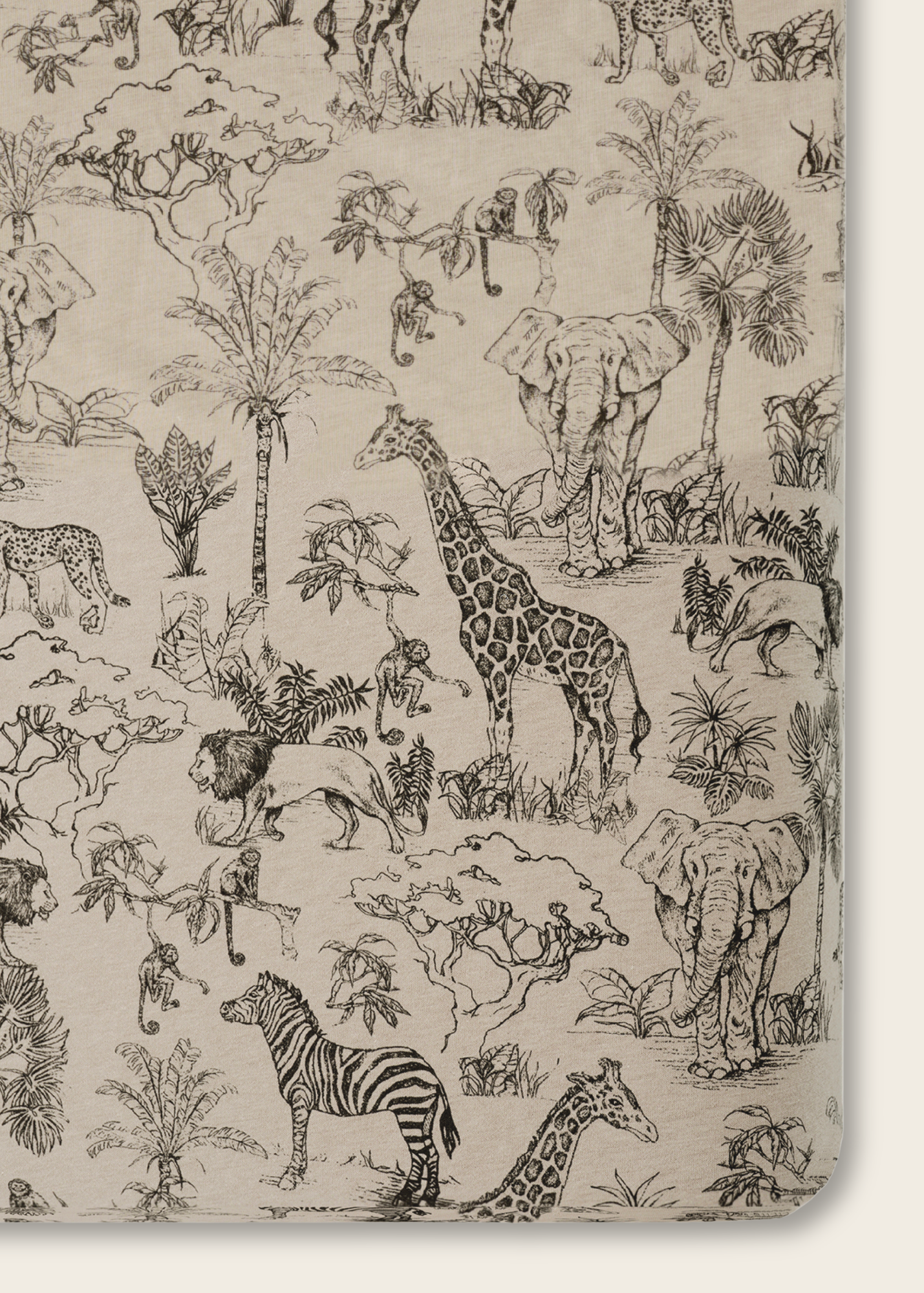 Vintage Safari Nursery - Crib Sheet