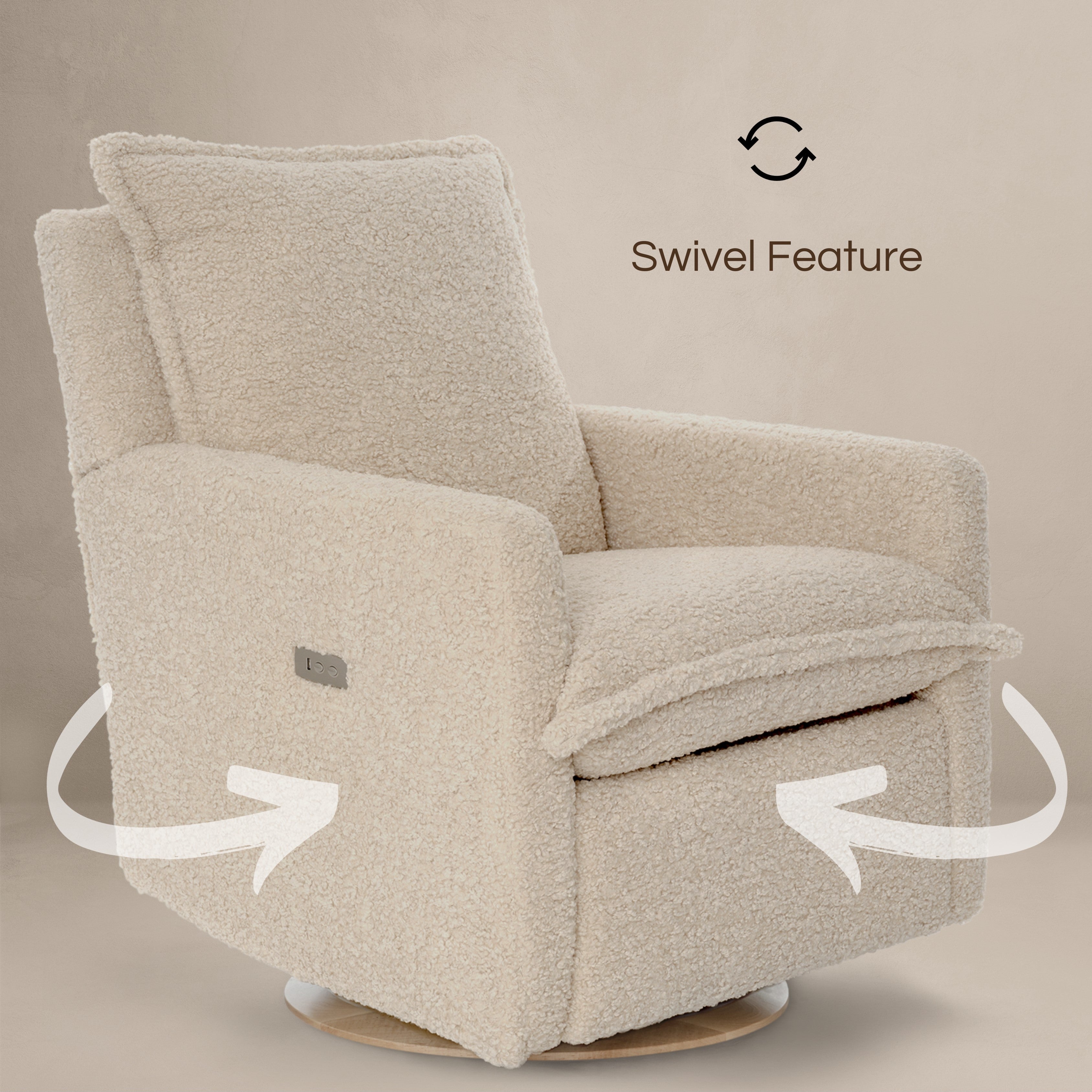 Nursery swivel recliner shop