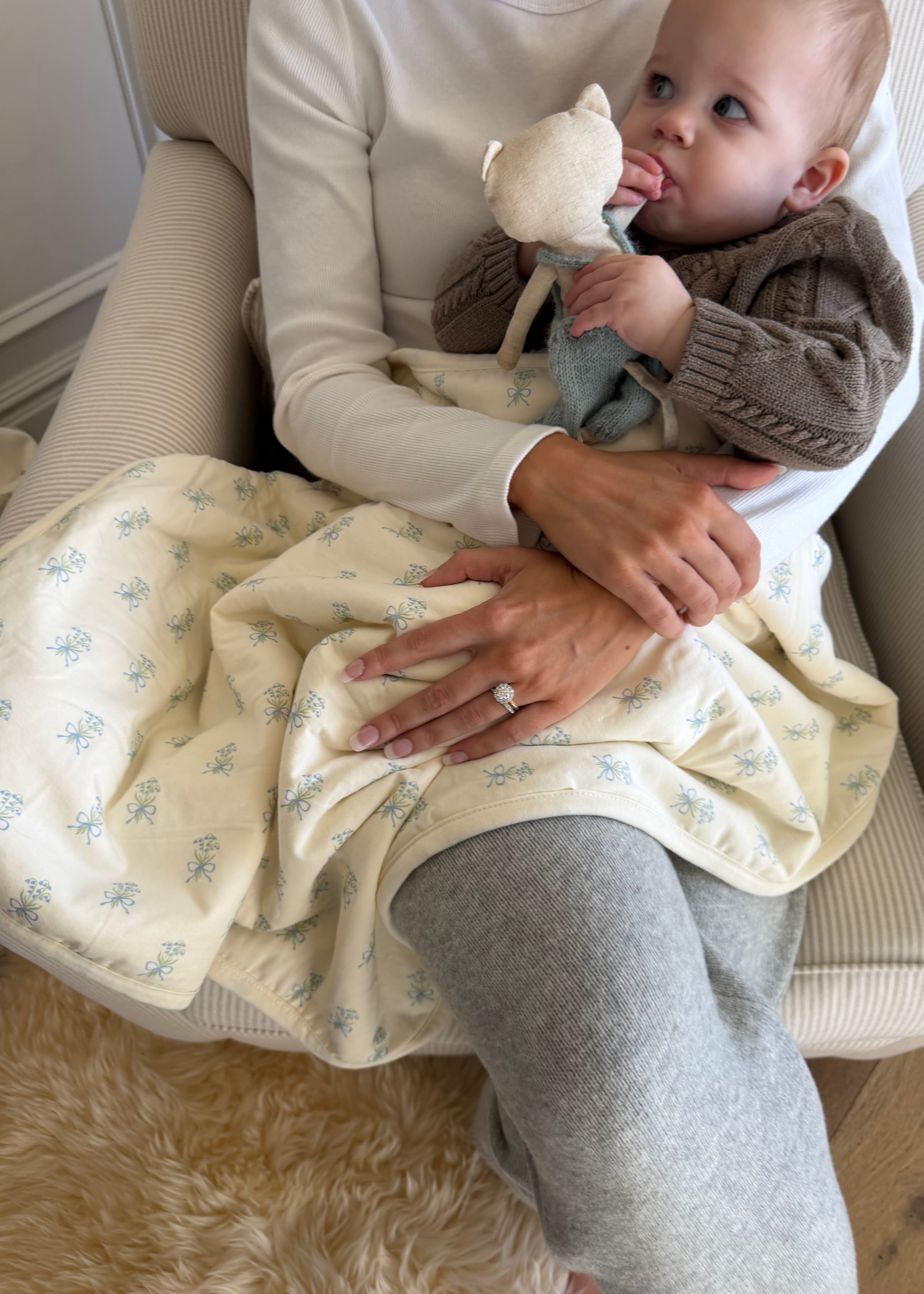 Lily of the Valley - Cuddle Plush Infant Blanket