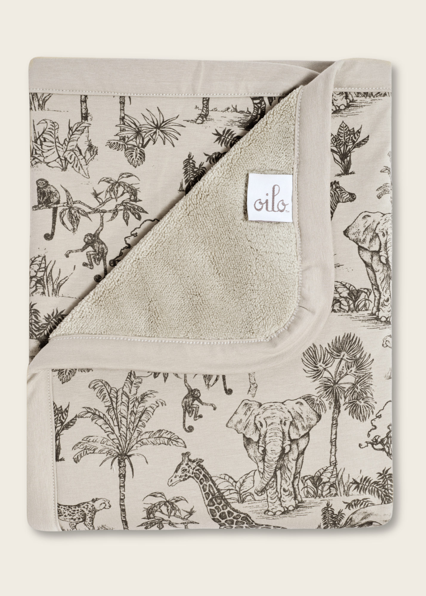 Vintage Safari Nursery - Cuddle Blanket