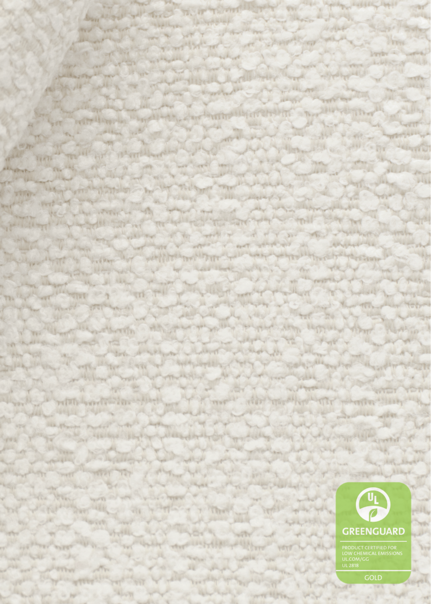 High Performance Tweed Snow Bouclé Swatch