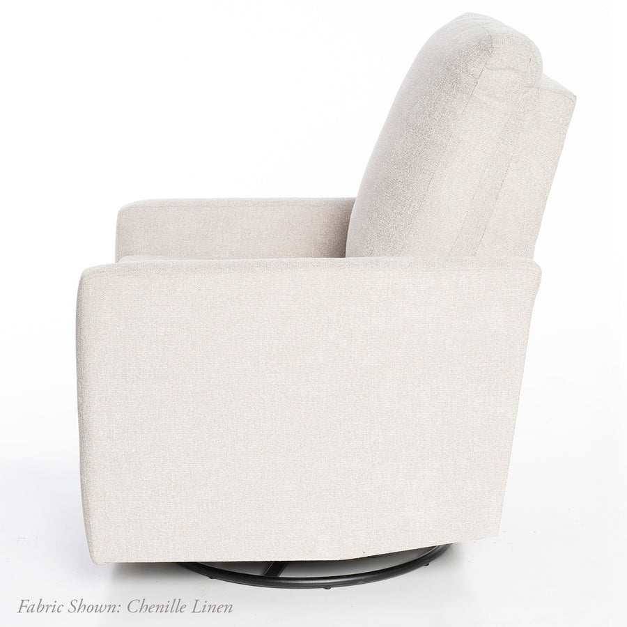 DREW GLIDING SWIVEL NURSERY RECLINER