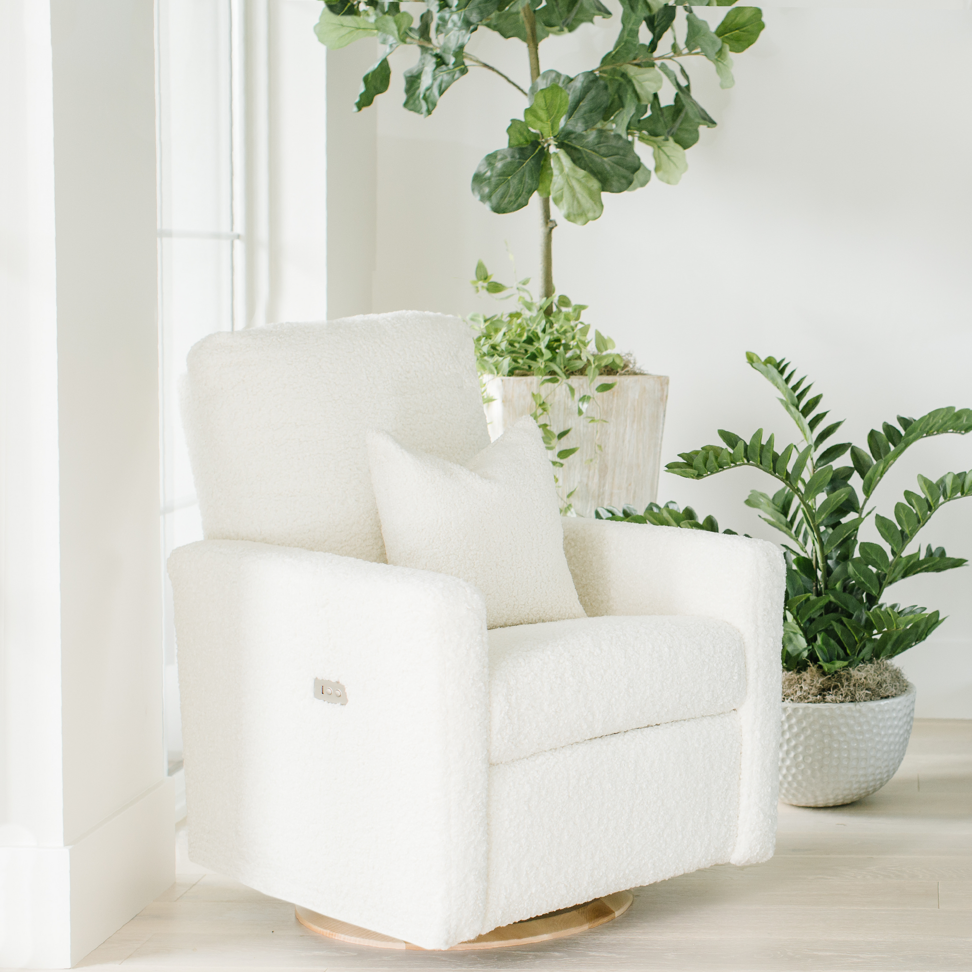 Drew Gliding Swivel Nursery Recliner