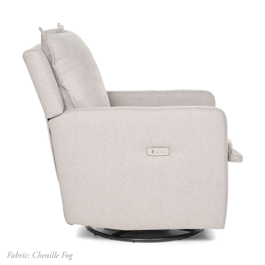FLYNN GLIDING SWIVEL NURSERY RECLINER