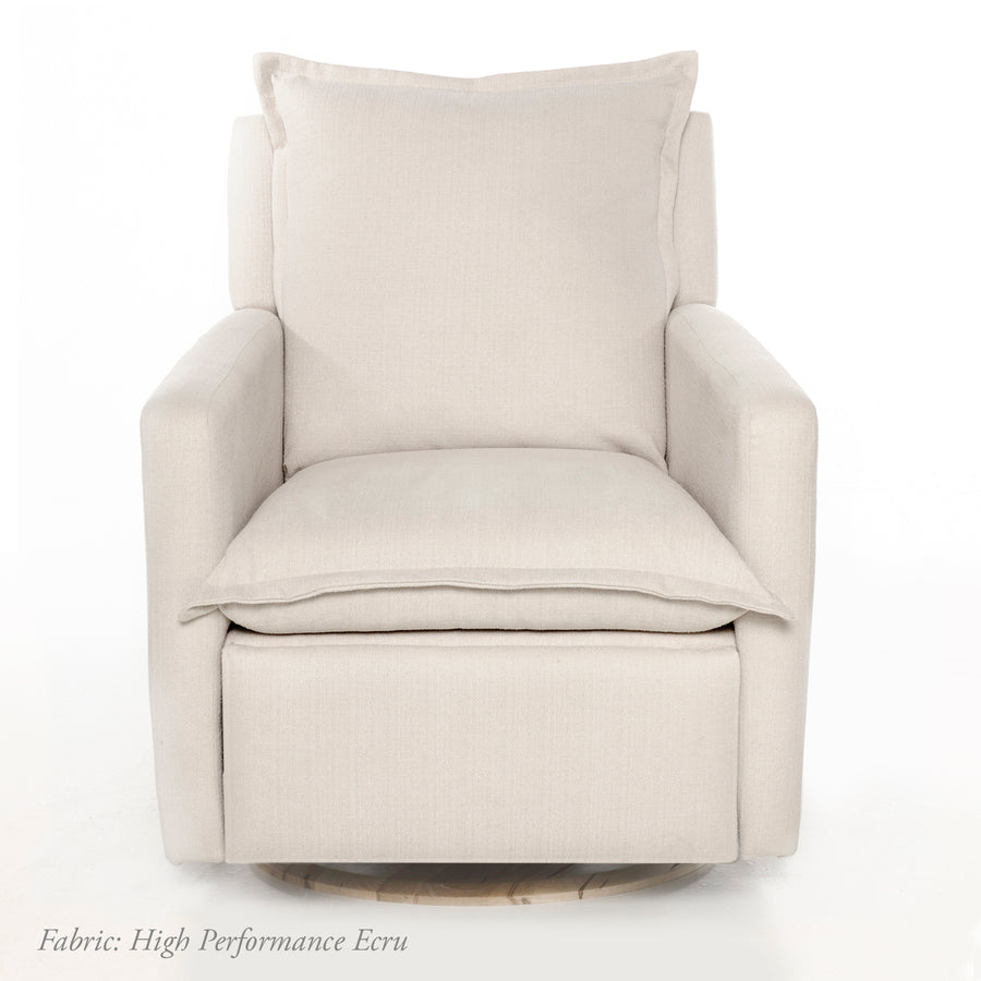 FLYNN GLIDING SWIVEL NURSERY RECLINER