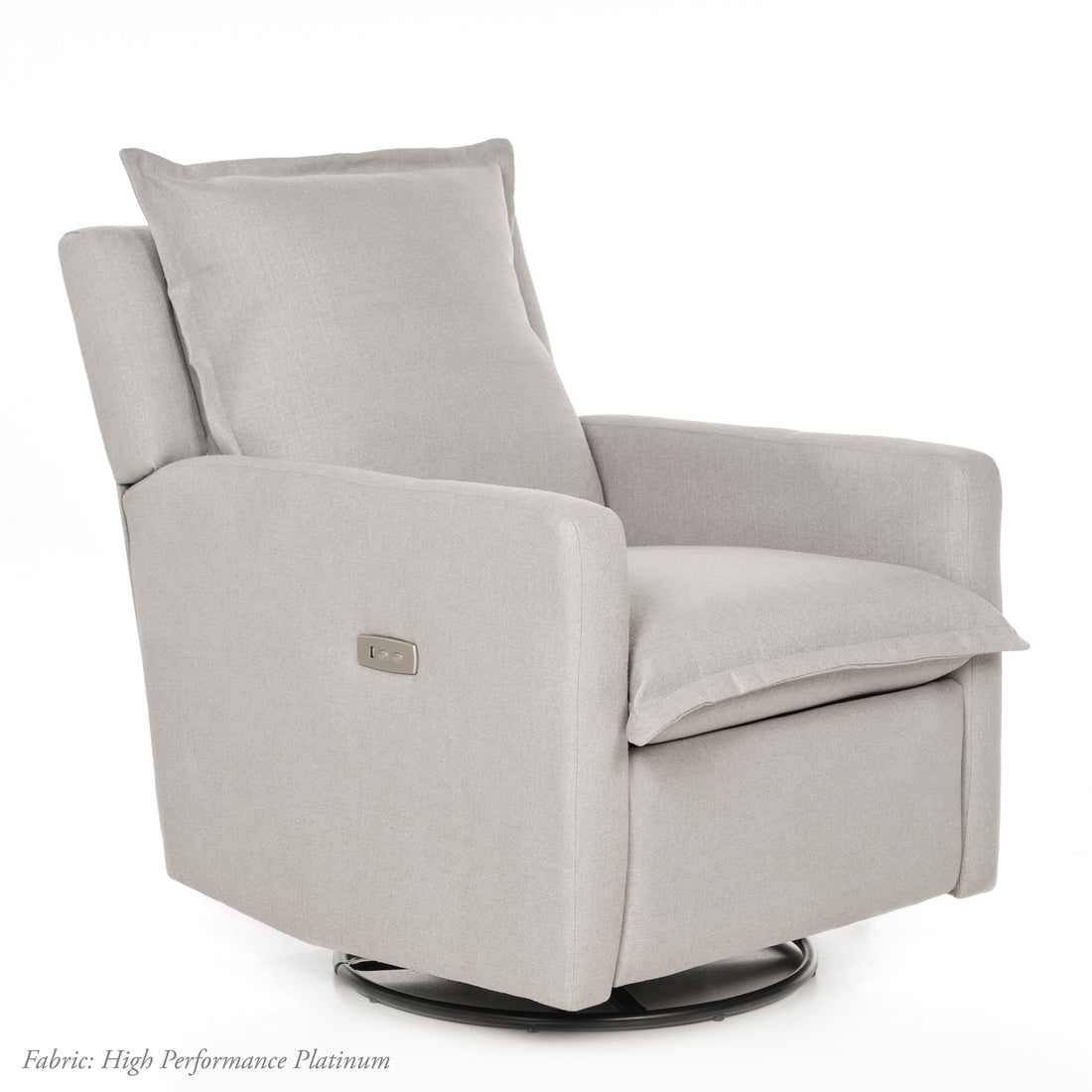 FLYNN GLIDING SWIVEL NURSERY RECLINER