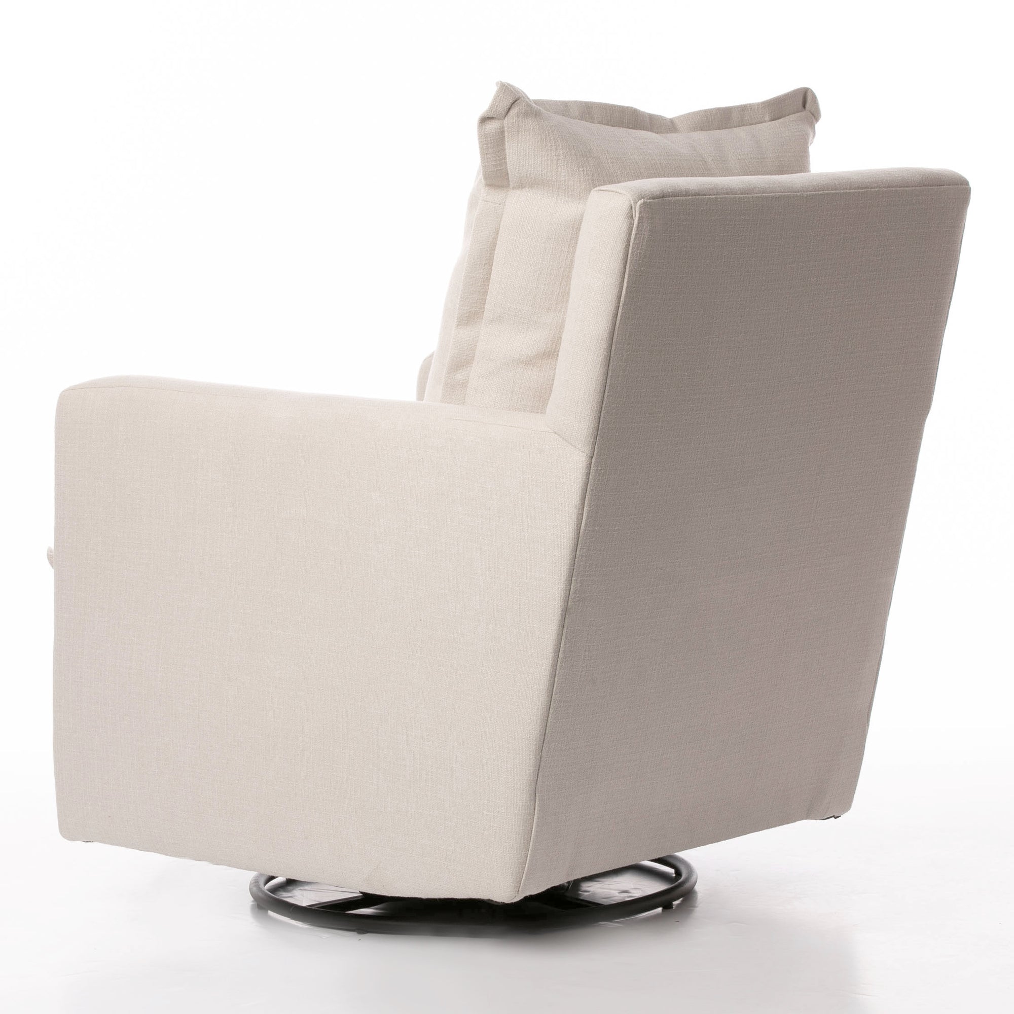 Nola – Swivel Nursery Glider – High Performance Ecru