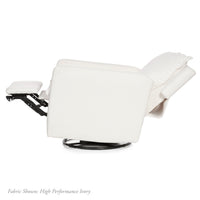 FLYNN – Gliding Swivel Nursery Recliner – High Performance Ivory