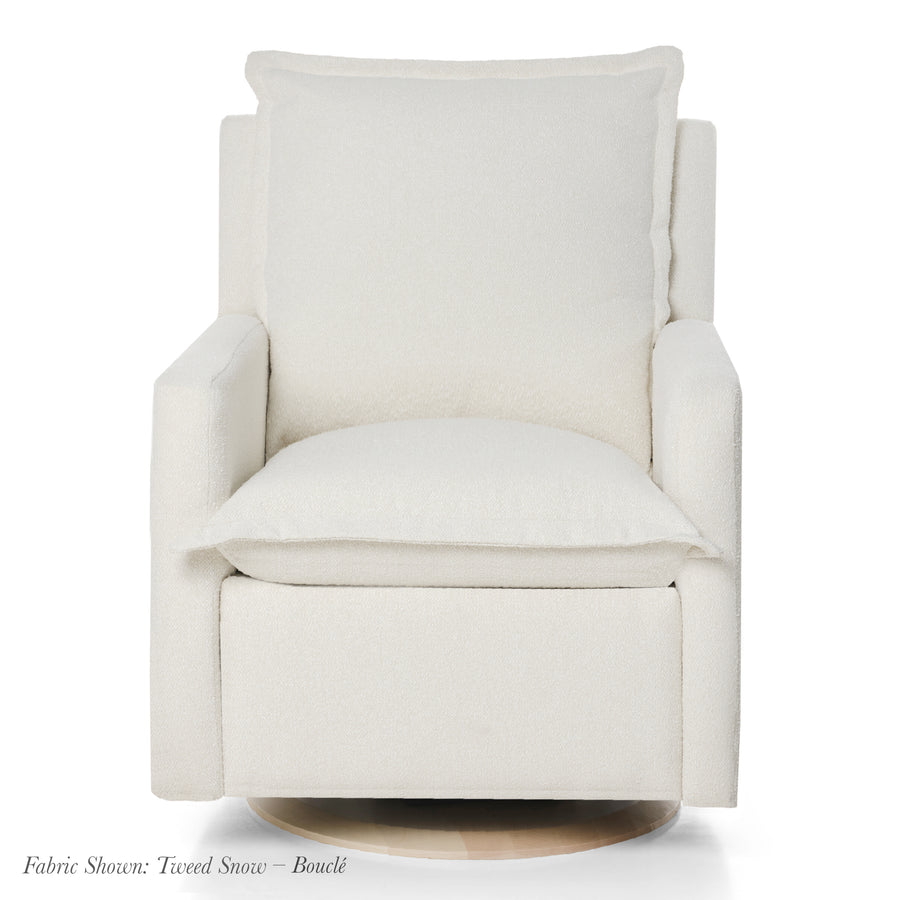 FLYNN GLIDING SWIVEL NURSERY RECLINER