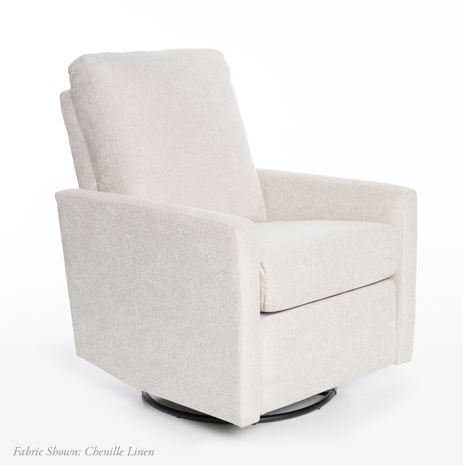 DREW GLIDING SWIVEL NURSERY RECLINER